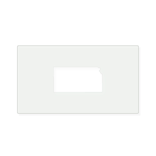 Kansas Reusable Mylar Stencil, 10 mil Plastic Paint Stencil for Crafts and Decor