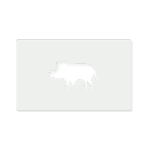 Warthog Reusable Mylar Stencil - 10 mil Paint and Craft Stencil