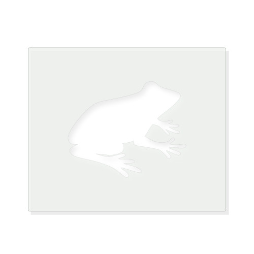 Frog 2 Reusable Mylar Stencil - 10 mil Paint and Craft Stencil
