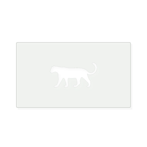 Leopard Reusable Mylar Stencil, 10 mil Plastic Paint Stencil for Crafts and Decor