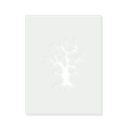 Spooky Tree Reusable Mylar Stencil - 10 mil Paint and Craft Stencil