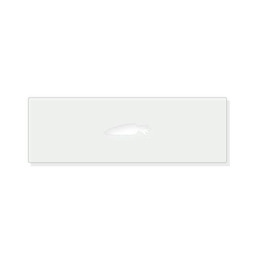 Carrot 1 Reusable Mylar Stencil - 10 mil Paint and Craft Stencil