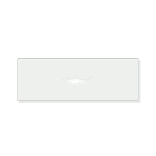Shark 2 Reusable Mylar Stencil - 10 mil Paint and Craft Stencil