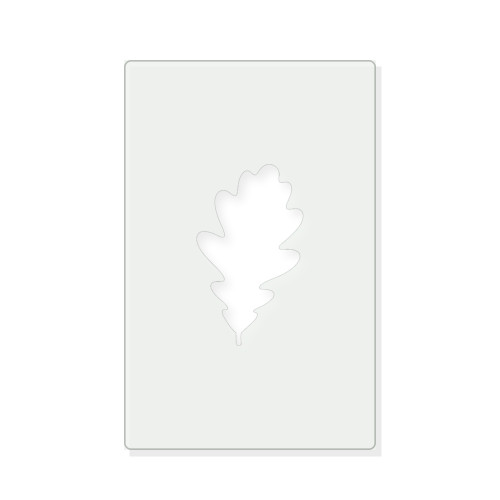 Oak Leaf Reusable Mylar Stencil - 10 mil Paint and Craft Stencil