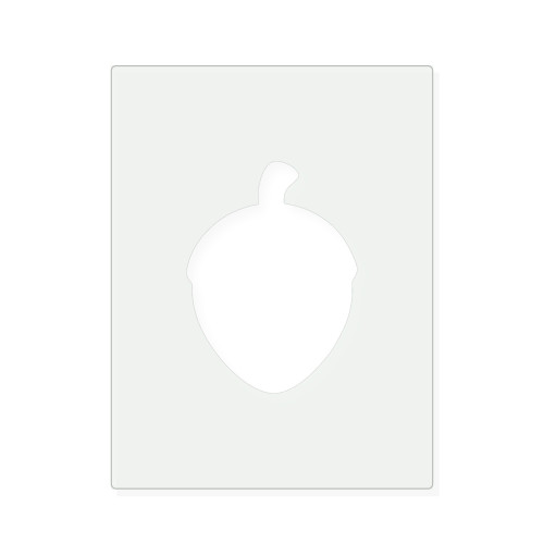 Acorn 3 Reusable Mylar Stencil, 10 mil Plastic Paint Stencil for Crafts and Decor