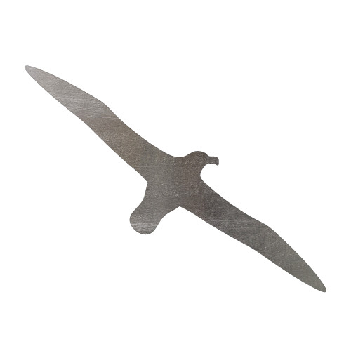 Albatross 2 Steel Cutout Shape, Raw Metal Wall Art and Craft Supply