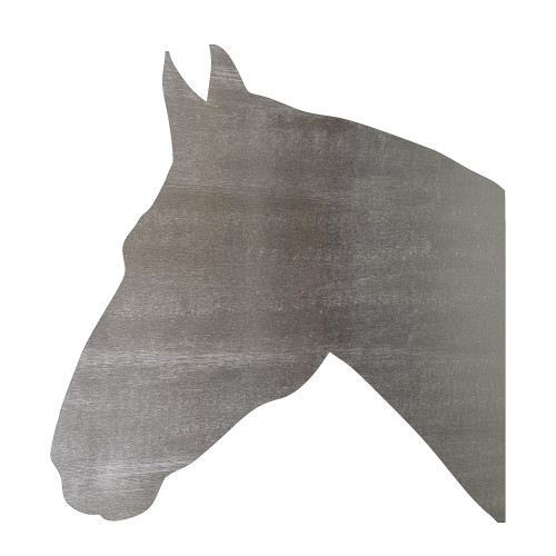 Horse Head 3 Steel Cutout Shape, Raw Metal Wall Art and Craft Supply