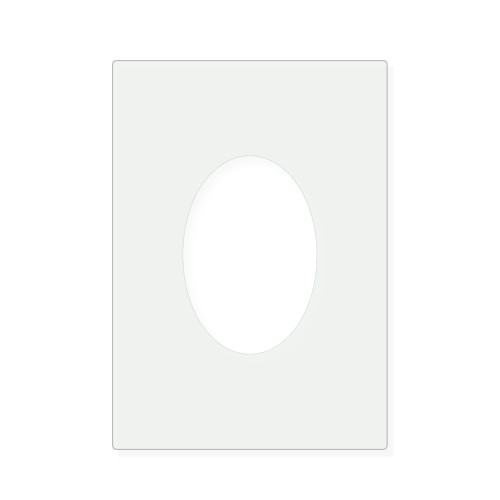 Oval 2 Reusable Mylar Stencil, 10 mil Plastic Paint Stencil for Crafts and Decor