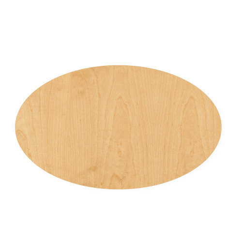 Oval 3 Wood Cutout for Crafts, Unfinished Baltic Birch Craft Shape