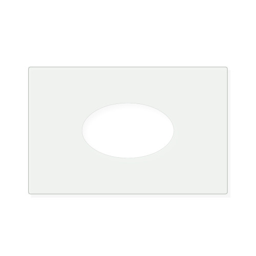 Oval 3 Reusable Mylar Stencil, 10 mil Plastic Paint Stencil for Crafts and Decor