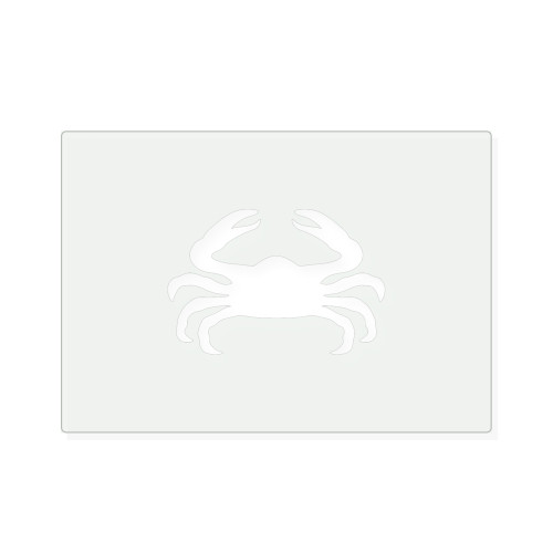 Crab 4 Reusable Mylar Stencil, 10 mil Plastic Paint Stencil for Crafts and Decor