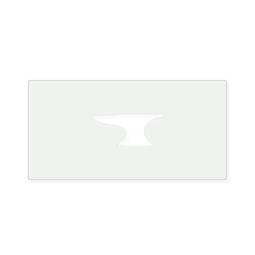 Anvil 2 Reusable Mylar Stencil, 10 mil Plastic Paint Stencil for Crafts and Decor