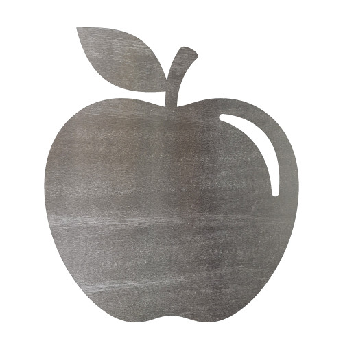 Apple 5 Steel Cutout Shape, Raw Metal Wall Art and Craft Supply
