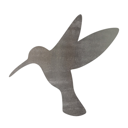 Hummingbird 5 Steel Cutout Shape, Raw Metal Wall Art and Craft Supply