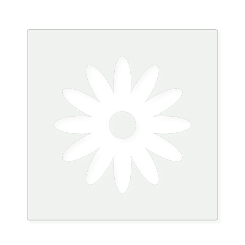 Daisy 3 Reusable Mylar Stencil, 10 mil Plastic Paint Stencil for Crafts and Decor