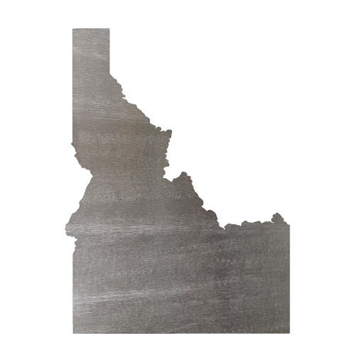 Idaho Steel Cutout Shape, Raw Metal Wall Art and Craft Supply