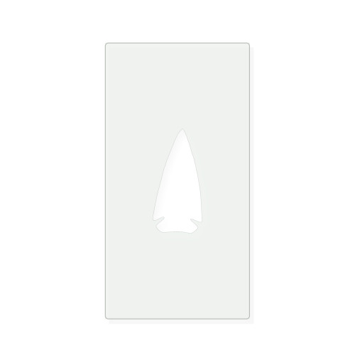 Arrowhead 2 Reusable Mylar Stencil, 10 mil Plastic Paint Stencil for Crafts and Decor