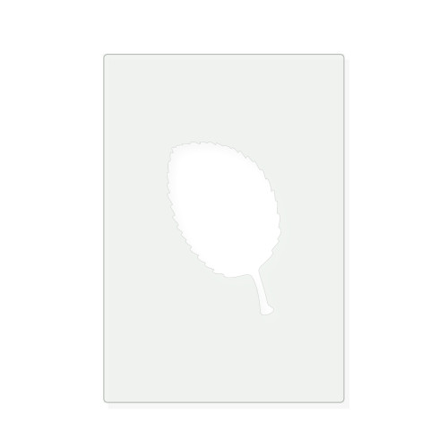 Apple Leaf Reusable Mylar Stencil, 10 mil Plastic Paint Stencil for Crafts and Decor
