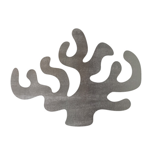 Coral Steel Cutout Shape, Raw Metal Wall Art and Craft Supply