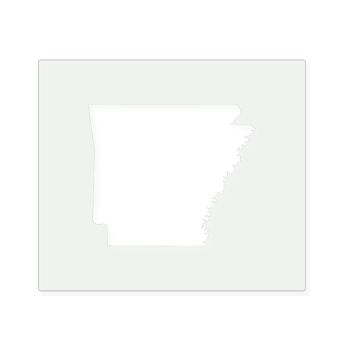 Arkansas Reusable Mylar Stencil, 10 mil Plastic Paint Stencil for Crafts and Decor