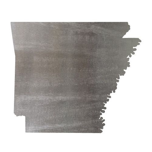 Arkansas Steel Cutout Shape, Raw Metal Wall Art and Craft Supply