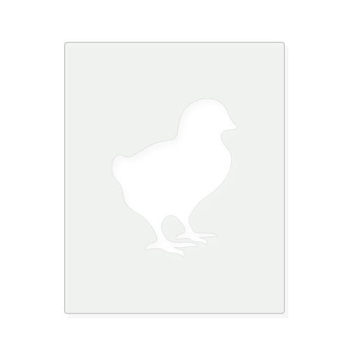 Baby Chick 3 Reusable Mylar Stencil, 10 mil Plastic Paint Stencil for Crafts and Decor