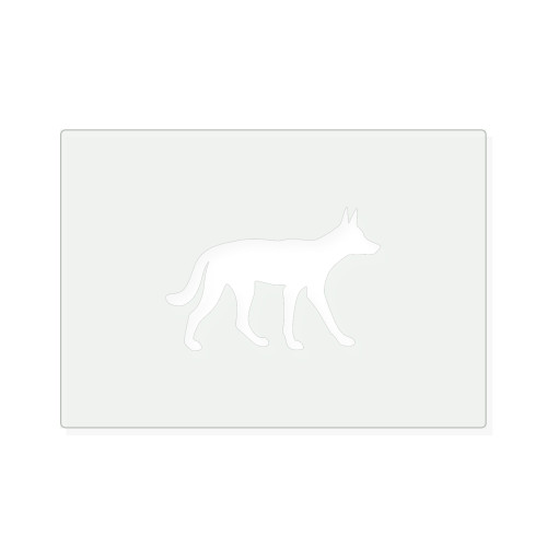 Dingo Reusable Mylar Stencil, 10 mil Plastic Paint Stencil for Crafts and Decor