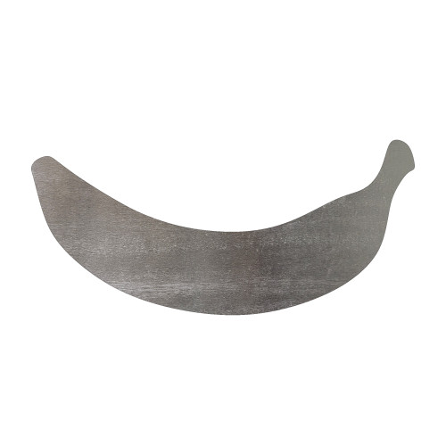Banana 2 Steel Cutout Shape, Raw Metal Wall Art and Craft Supply
