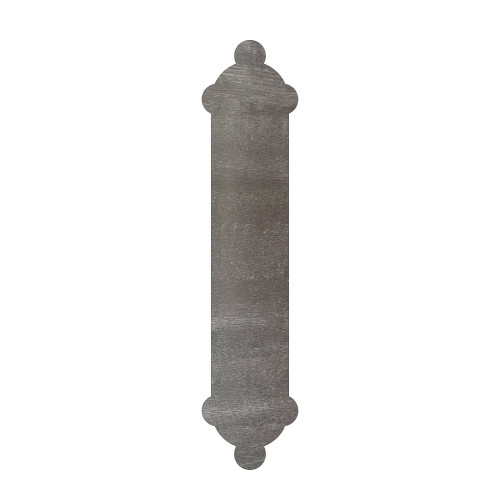 Barber Pole Steel Cutout Shape, Raw Metal Wall Art and Craft Supply