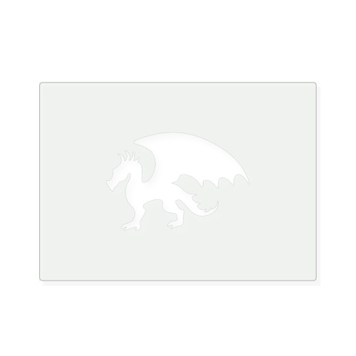 Dragon 5 Reusable Mylar Stencil, 10 mil Plastic Paint Stencil for Crafts and Decor