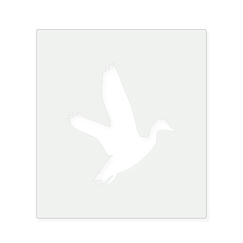 Duck 6 Reusable Mylar Stencil, 10 mil Plastic Paint Stencil for Crafts and Decor