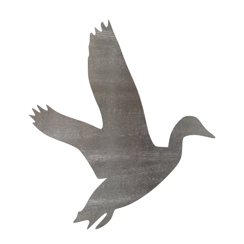 Duck 6 Steel Cutout Shape, Raw Metal Wall Art and Craft Supply
