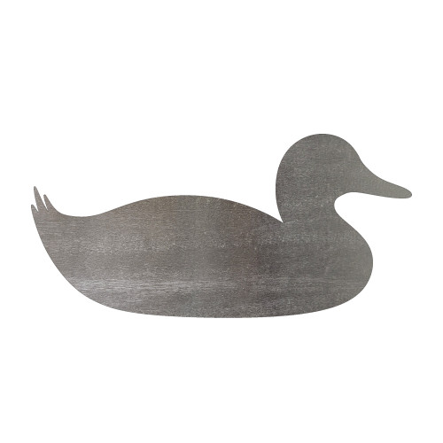 Duck 9 Steel Cutout Shape, Raw Metal Wall Art and Craft Supply