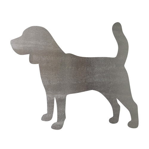 Beagle 2 Steel Cutout Shape, Raw Metal Wall Art and Craft Supply