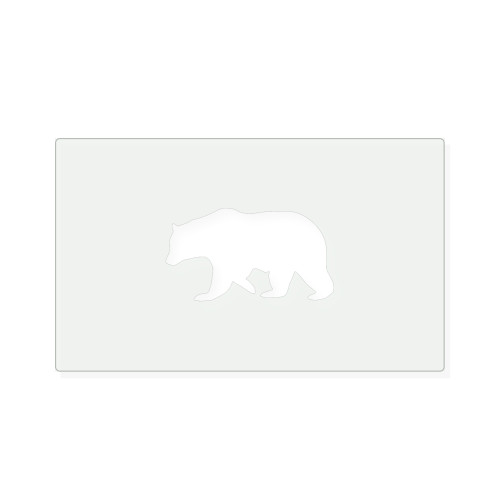 Bear 4 Reusable Mylar Stencil, 10 mil Plastic Paint Stencil for Crafts and Decor