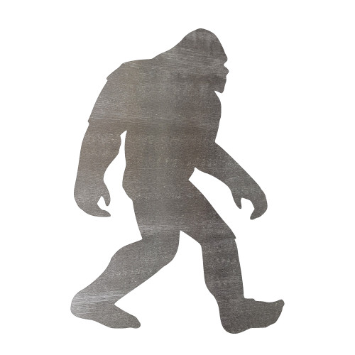 Bigfoot 2 Steel Cutout Shape, Raw Metal Wall Art and Craft Supply