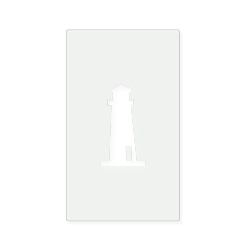 Light House 3 Reusable Mylar Stencil, 10 mil Plastic Paint Stencil for Crafts and Decor