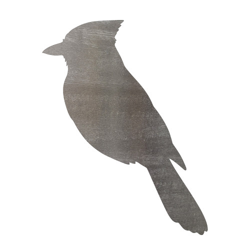 Blue Jay 3 Steel Cutout Shape, Raw Metal Wall Art and Craft Supply