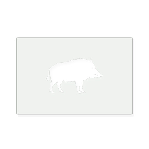 Boar Reusable Mylar Stencil, 10 mil Plastic Paint Stencil for Crafts and Decor