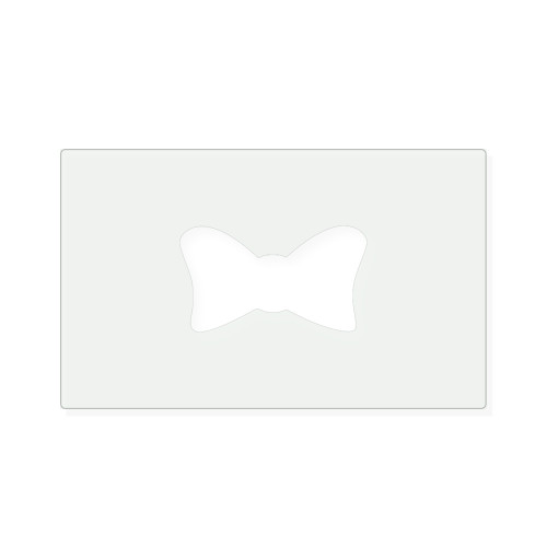 Bow 2 Reusable Mylar Stencil, 10 mil Plastic Paint Stencil for Crafts and Decor