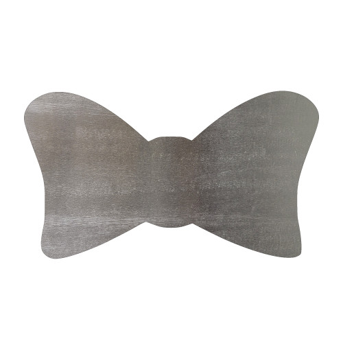 Bow 2 Steel Cutout Shape, Raw Metal Wall Art and Craft Supply