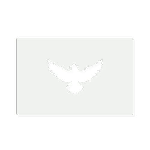 Flying Raven Reusable Mylar Stencil, 10 mil Plastic Paint Stencil for Crafts and Decor