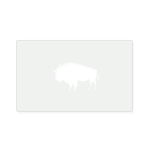 Buffalo 3 Reusable Mylar Stencil, 10 mil Plastic Paint Stencil for Crafts and Decor