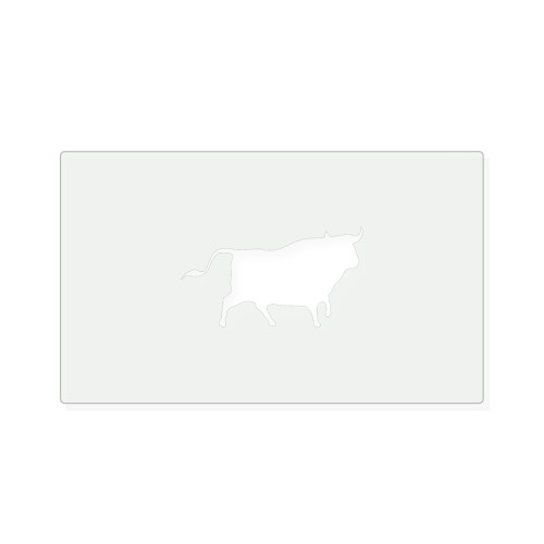 Bull 2 Reusable Mylar Stencil, 10 mil Plastic Paint Stencil for Crafts and Decor