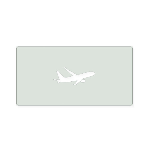 Airplane 1 Reusable Mylar Stencil, 10 mil Plastic Paint Stencil for Crafts and Decor