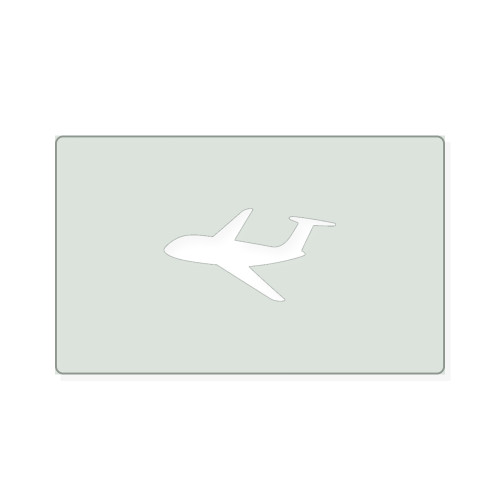 Airplane 2 Reusable Mylar Stencil, 10 mil Plastic Paint Stencil for Crafts and Decor