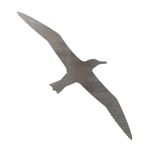 Albatross 1 Steel Cutout Shape, Raw Metal Wall Art and Craft Supply