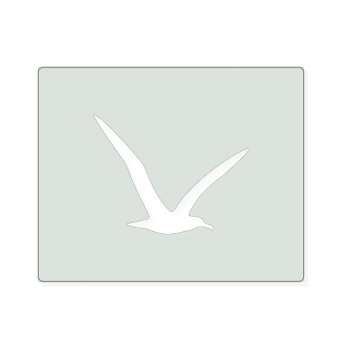 Albatross 2 Reusable Mylar Stencil, 10 mil Plastic Paint Stencil for Crafts and Decor