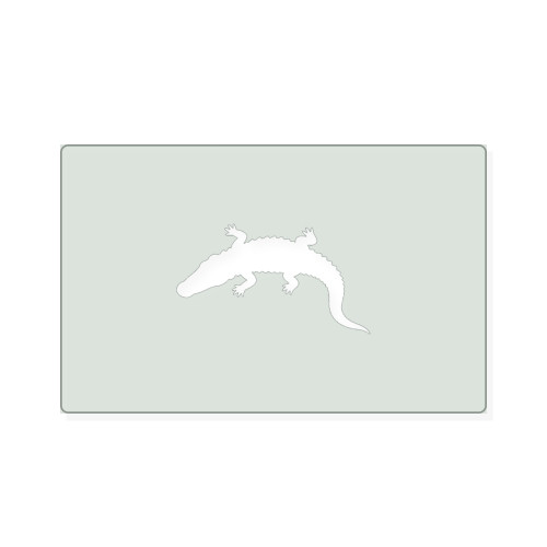 Alligator Reusable Mylar Stencil, 10 mil Plastic Paint Stencil for Crafts and Decor
