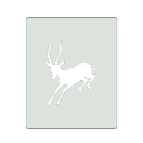 Antelope 3 Reusable Mylar Stencil, 10 mil Plastic Paint Stencil for Crafts and Decor